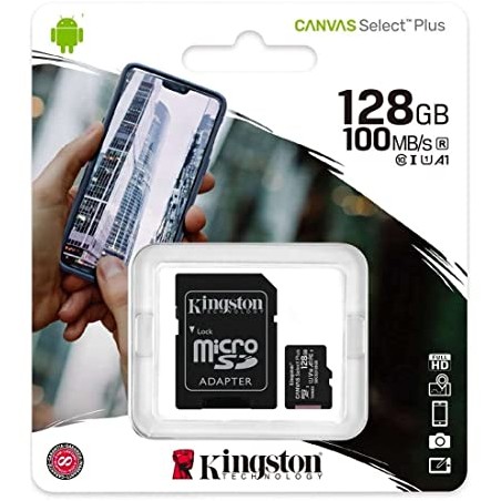 MICRO SD CANAVAS PLUS 128GB KINGSTON