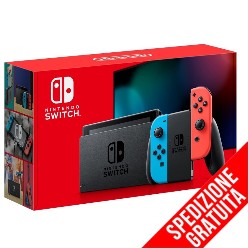 SWITCH CONSOLE 1.1 NEON BLUE/NEON RED
