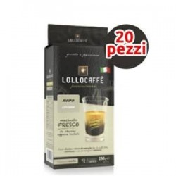 Lollocaffè Macinato Passionemoka Miscela Nerocrema 20PZ da 250gr